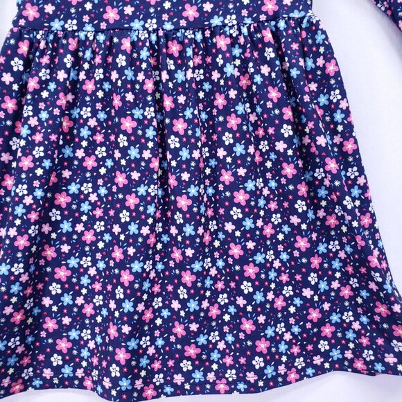 Blueberi Boulevard Kids Floral Colorful Fun Casual Fit and Flare Dress Size 4t - Picture 10 of 15